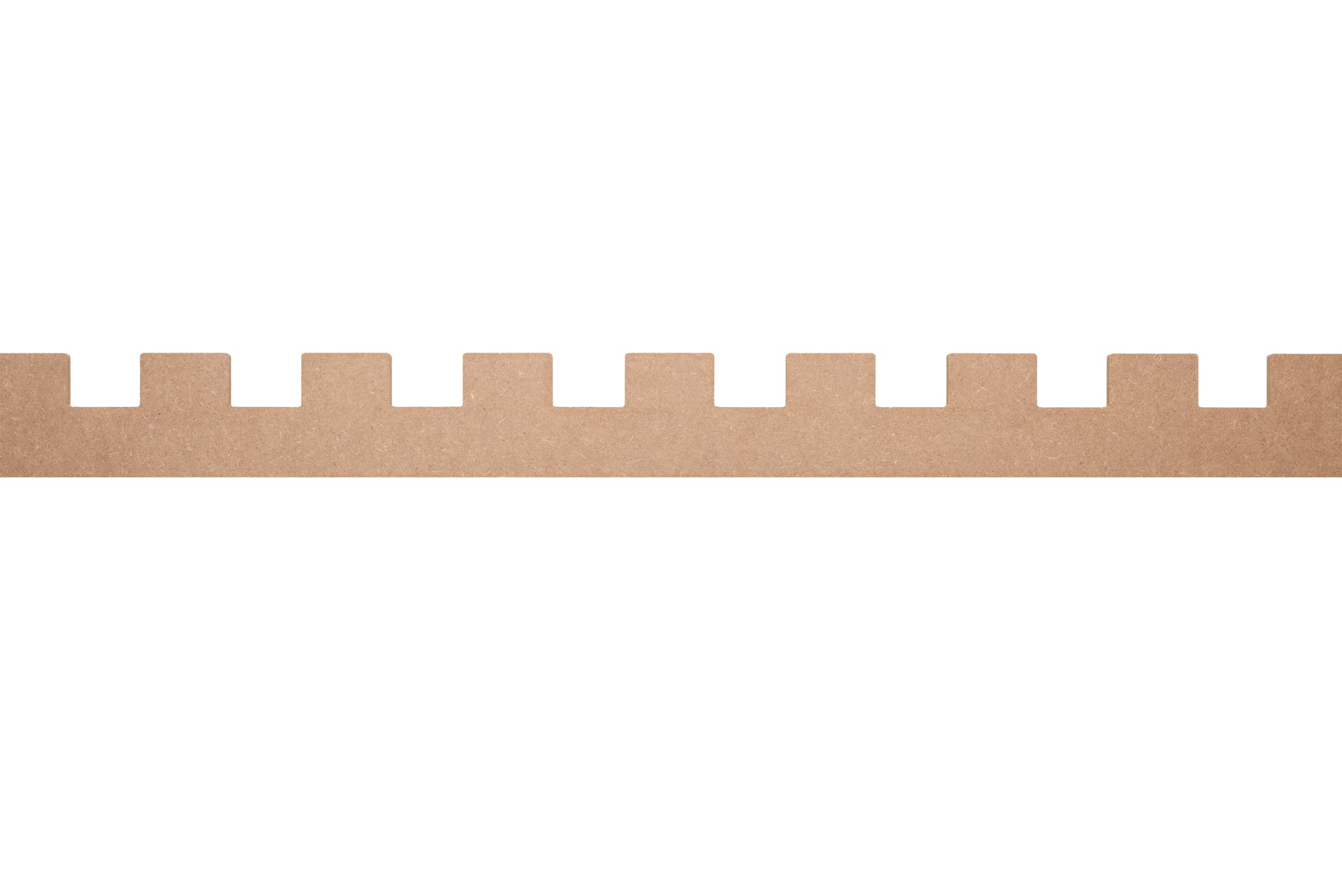 Smaller Castle shaped architrave, wooden mdf unpainted merlons or saw teeth design perfect for boys bedroom interior design decoration