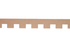 Large Castle shaped architrave, wooden mdf unpainted merlons or saw teeth design perfect for boys bedroom interior design decoration