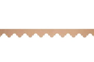 Medium sized, Versatile MDF decorative architrave with scalloped edges used as molding around doors, windows, ceilings and skirting in a contemporary home or a period home. elevate your interior design.