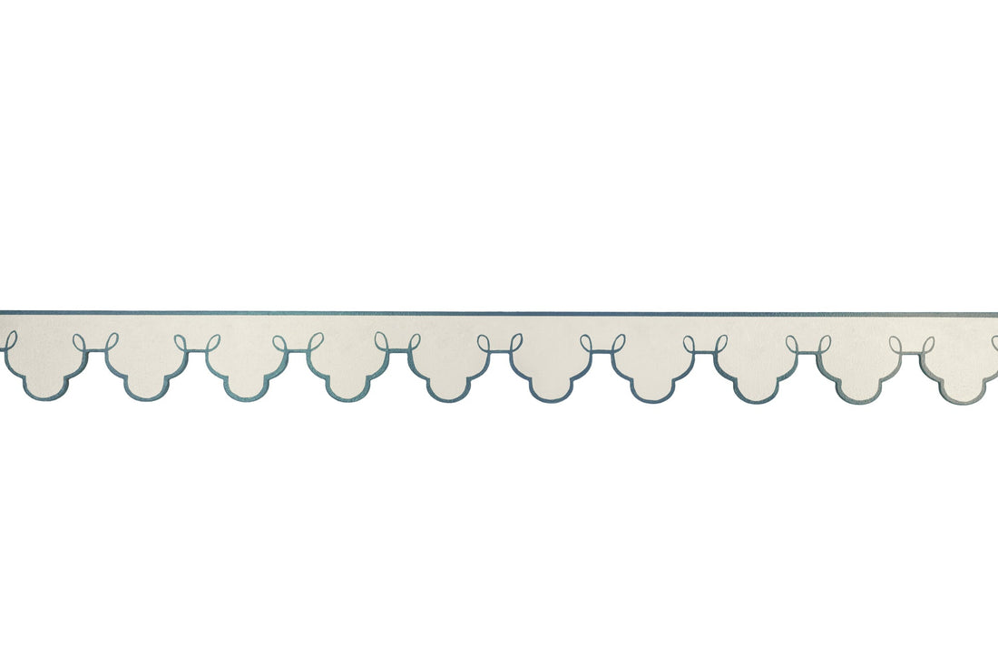 Painted Scalloped Architrave / Moulding - Miami Swirl