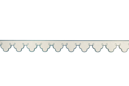 Painted Scalloped Architrave / Moulding -  Miami Swirl