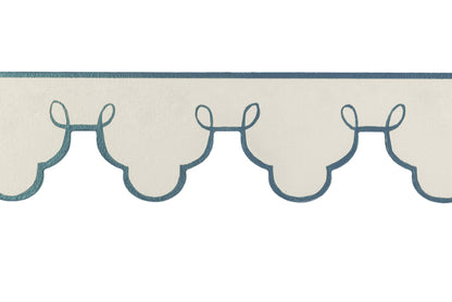 Painted Scalloped Architrave / Moulding -  Miami Swirl