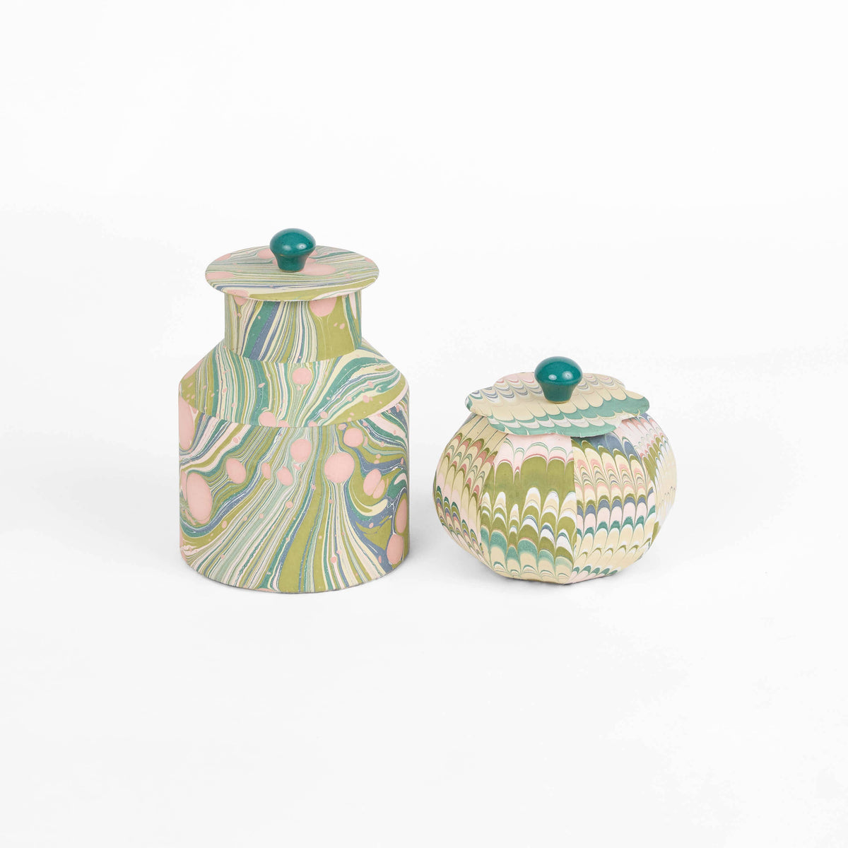 MARBLED DOLIUM JAR - MOSS MOUNTAIN